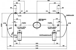 Druckluftbehälter DB VZ 5000/11 H