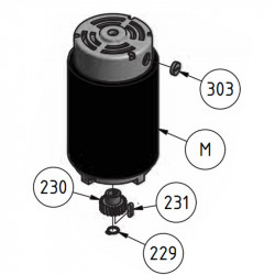 Motor BF 20 V / M 2 CNC