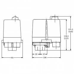 Druckschalter CONDOR MDR 3 / 10-16 A / 11 bar