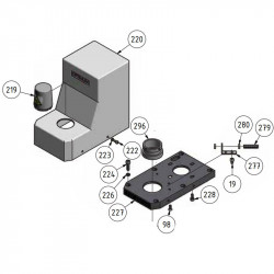 Motorabdeckung BF20V/LV/LDV