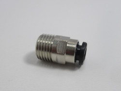 Push-in-Stecker 1/4 AG x 6 mm, gerade, 16 bar